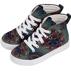 Abstract Abstract Art Artwork Star Kids  Hi-top Skate Sneakers by Pakrebo