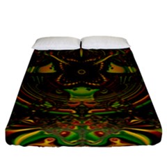 Fractal Art Artwork Design Fitted Sheet (king Size) by Pakrebo