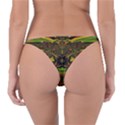 Fractal Art Artwork Design Reversible Bikini Bottom View2