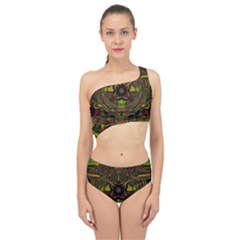 Fractal Art Artwork Design Spliced Up Two Piece Swimsuit by Pakrebo