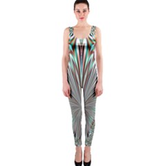 Crystal Design Crystal Pattern Glass One Piece Catsuit by Pakrebo