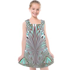 Crystal Design Crystal Pattern Glass Kids  Cross Back Dress by Pakrebo