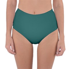 Teal Green Reversible High-waist Bikini Bottoms by blkstudio