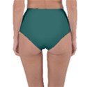 Teal Green Reversible High-Waist Bikini Bottoms View2