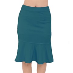 Teal Green Short Mermaid Skirt