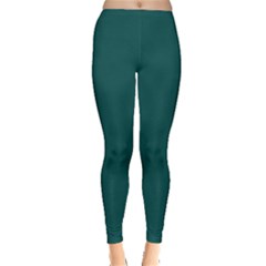 Teal Green Inside Out Leggings by blkstudio