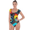 Artwork Fractal Digital Art Short Sleeve Leotard  View1