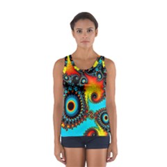 Artwork Fractal Digital Art Sport Tank Top  by Pakrebo