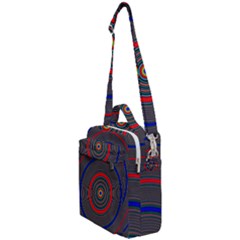 Art Design Fractal Circle Crossbody Day Bag