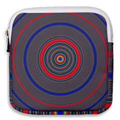 Art Design Fractal Circle Mini Square Pouch by Pakrebo