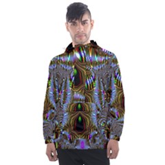 Art Artwork Fractal Digital Art Men s Front Pocket Pullover Windbreaker by Pakrebo