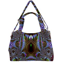 Art Artwork Fractal Digital Art Double Compartment Shoulder Bag by Pakrebo