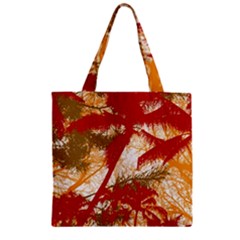 Into The Forest Paradise Zipper Grocery Tote Bag