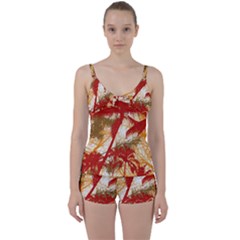 Into The Forest Paradise Tie Front Two Piece Tankini