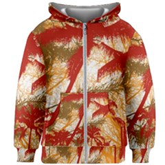 Into The Forest Paradise Kids  Zipper Hoodie Without Drawstring