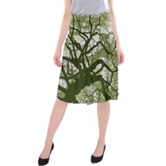 Into The Forest 11 Midi Beach Skirt by impacteesstreetweartwo