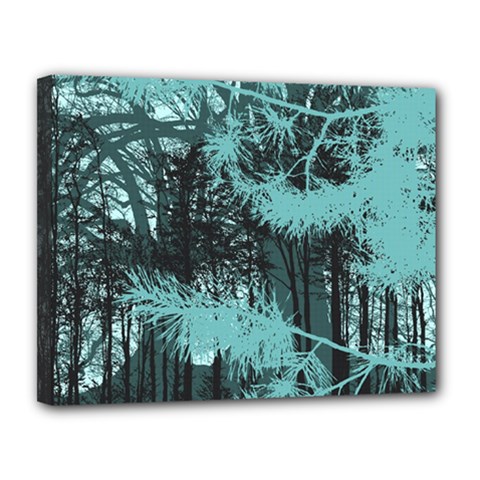 Into The Forest 16 Canvas 14  X 11  (stretched) by impacteesstreetweartwo