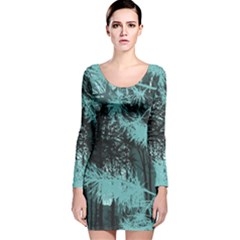 Into The Forest 16 Long Sleeve Velvet Bodycon Dress