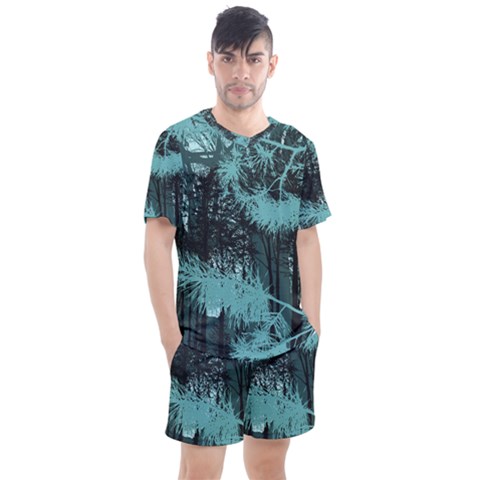 Into The Forest 16 Men s Mesh Tee And Shorts Set by impacteesstreetweartwo