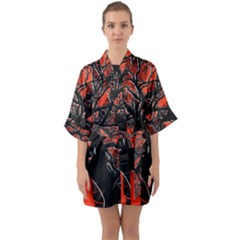 Into The Forest 6 Quarter Sleeve Kimono Robe by impacteesstreetweartwo