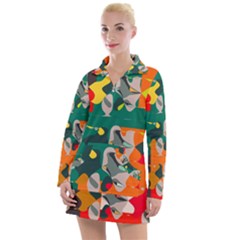 Retro Colors Texture                       Women s Hoodie Dress by LalyLauraFLM