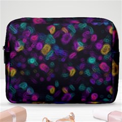 Neon Brushes                      Make Up Pouch (large) by LalyLauraFLM