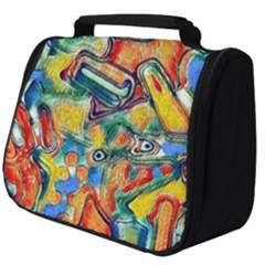 Colorful Painted Shapes                      Full Print Travel Pouch (big) by LalyLauraFLM