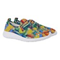 Colorful painted shapes                    Women s Slip On Sneakers View3