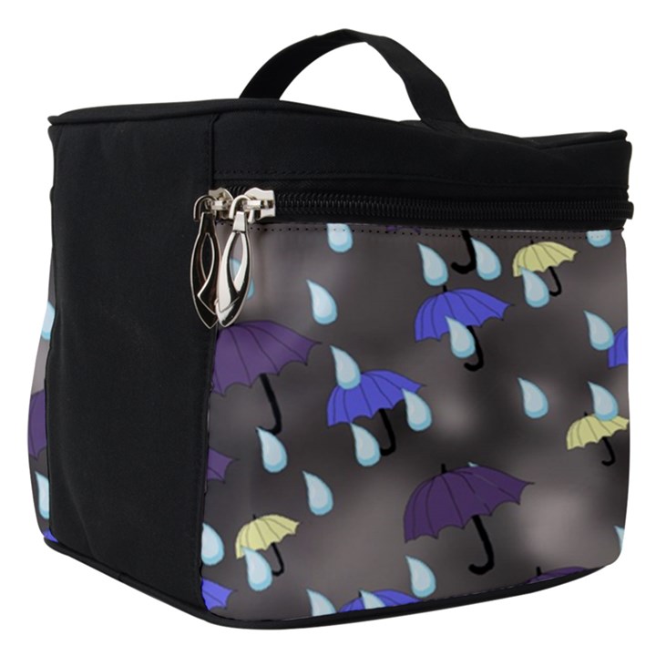 Rain and Umbrellas Make Up Travel Bag (Small)