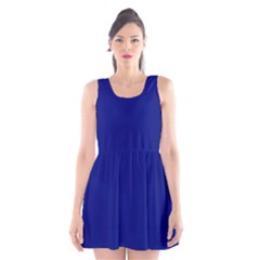 Vibrant Blue Scoop Neck Skater Dress by blkstudio