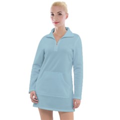 Light Blue Women s Long Sleeve Casual Dress by blkstudio