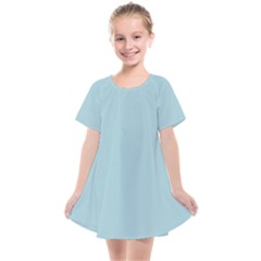 Light Blue Kids  Smock Dress by blkstudio