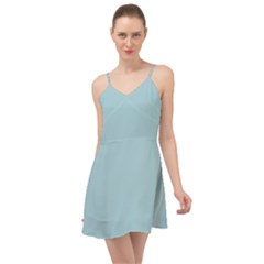 Light Blue Summer Time Chiffon Dress by blkstudio