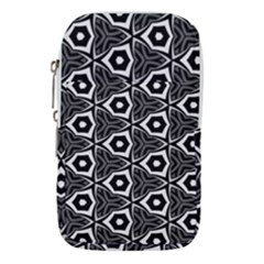 Black White Pattern Waist Pouch (large)