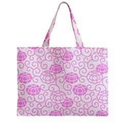 Spring Flowers Plant Zipper Mini Tote Bag