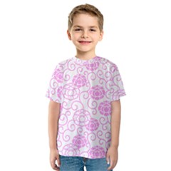 Spring Flowers Plant Kids  Sport Mesh Tee