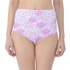 Spring Flowers Plant Classic High-waist Bikini Bottoms