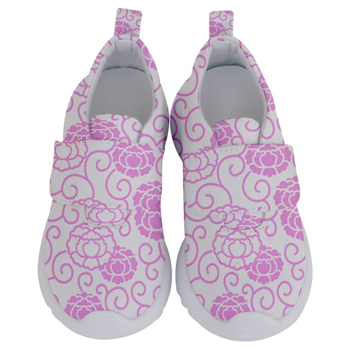 Spring Flowers Plant Kids  Velcro No Lace Shoes