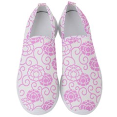 Spring Flowers Plant Men s Slip On Sneakers