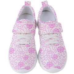 Spring Flowers Plant Women s Velcro Strap Shoes