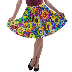 Spotting 2 A-line Skater Skirt by impacteesstreetwearsix