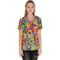 Spotting 2 Women s V-Neck Scrub Top View1