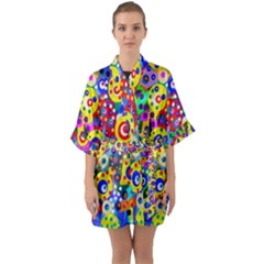 Spotting 2 Quarter Sleeve Kimono Robe by impacteesstreetwearsix