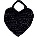 Medical Biology Detail Medicine Psychedelic Science Abstract Abstraction Chemistry Genetics Giant Heart Shaped Tote View1