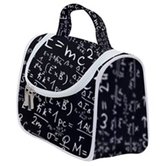 Science Albert Einstein Formula Mathematics Physics Special Relativity Satchel Handbag by Sudhe