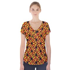 Rby 23 Short Sleeve Front Detail Top by ArtworkByPatrick