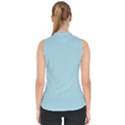 Light Blue Mock Neck Shell Top View2