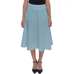 Light Blue Perfect Length Midi Skirt by blkstudio