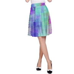 Watercolor Wash A-Line Skirt