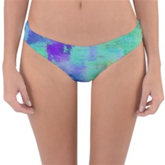 Watercolor Wash Reversible Hipster Bikini Bottoms